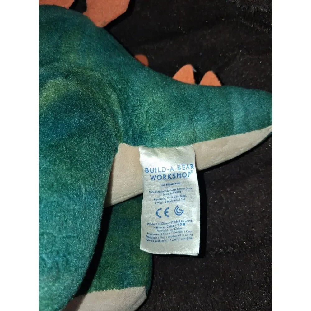 Building bear dinosaurio B-A- B Stegofaurus Plush Stuffend Animal Pre Owned.